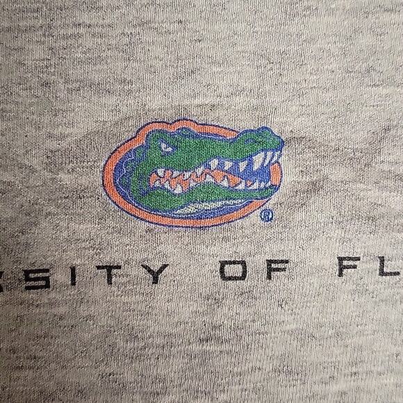 University of Florida Short Sleeve T-Shirt Size Large Heathered Gray - Picture 6 of 6